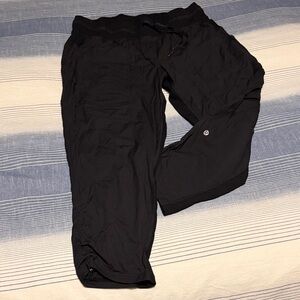 Lululemon Cropped Dance Studio Black Athletic Pants